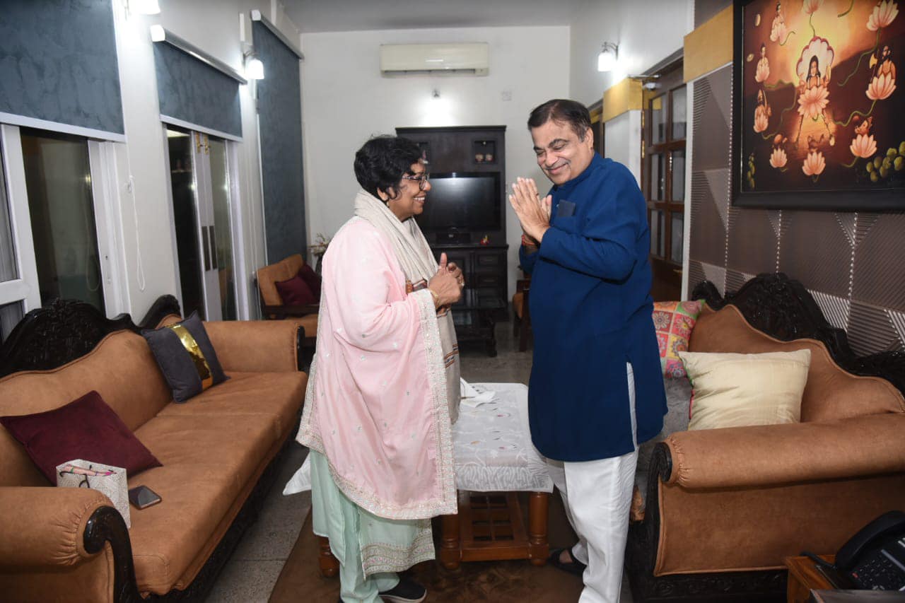 with nitin gadkari