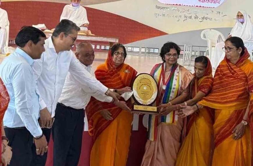 20 सितंबर 2025 : अखिल भारतीय तेरापंथी महिला मंडल द्वारा प्रदत्त प्रतिष्ठित “आचार्य तुलसी कर्तव्य पुरस्कार-2025, विश्वभारती, कोबा,अहमदाबाद