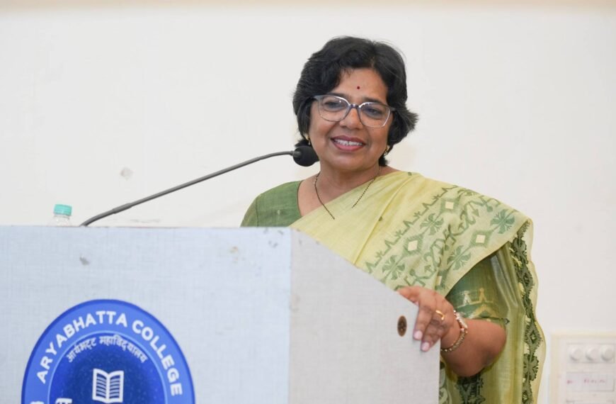 11 अप्रैल 2026 : दिल्ली विश्वविद्यालय के आर्यभट्ट कॉलेज में विज्ञान और अनुसंधान के क्षेत्र में कार्यरत ‘शक्ति’ संस्था के स्थापना दिवस कार्यक्रम में संबोधन