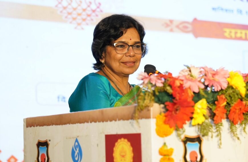 12 अप्रैल 2026 : महाराणी ताराराणी यांच्या ३५१ व्या जयंतीनिमित्त आयोजित मराठी महिला प्रशासकीय अधिकार्‍यांच्या पहिल्या अखिल भारतीय मराठी साहित्य संमेलनाचा मी समारोप, महाराष्ट्र सदन, नवी दिल्ली